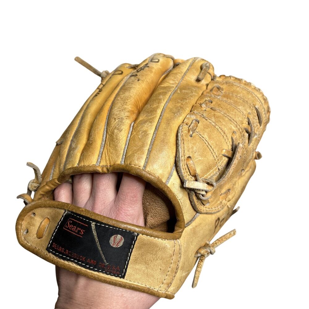 Sears and roebuck selected Cowhide baseball glove 1649 right handed Korea